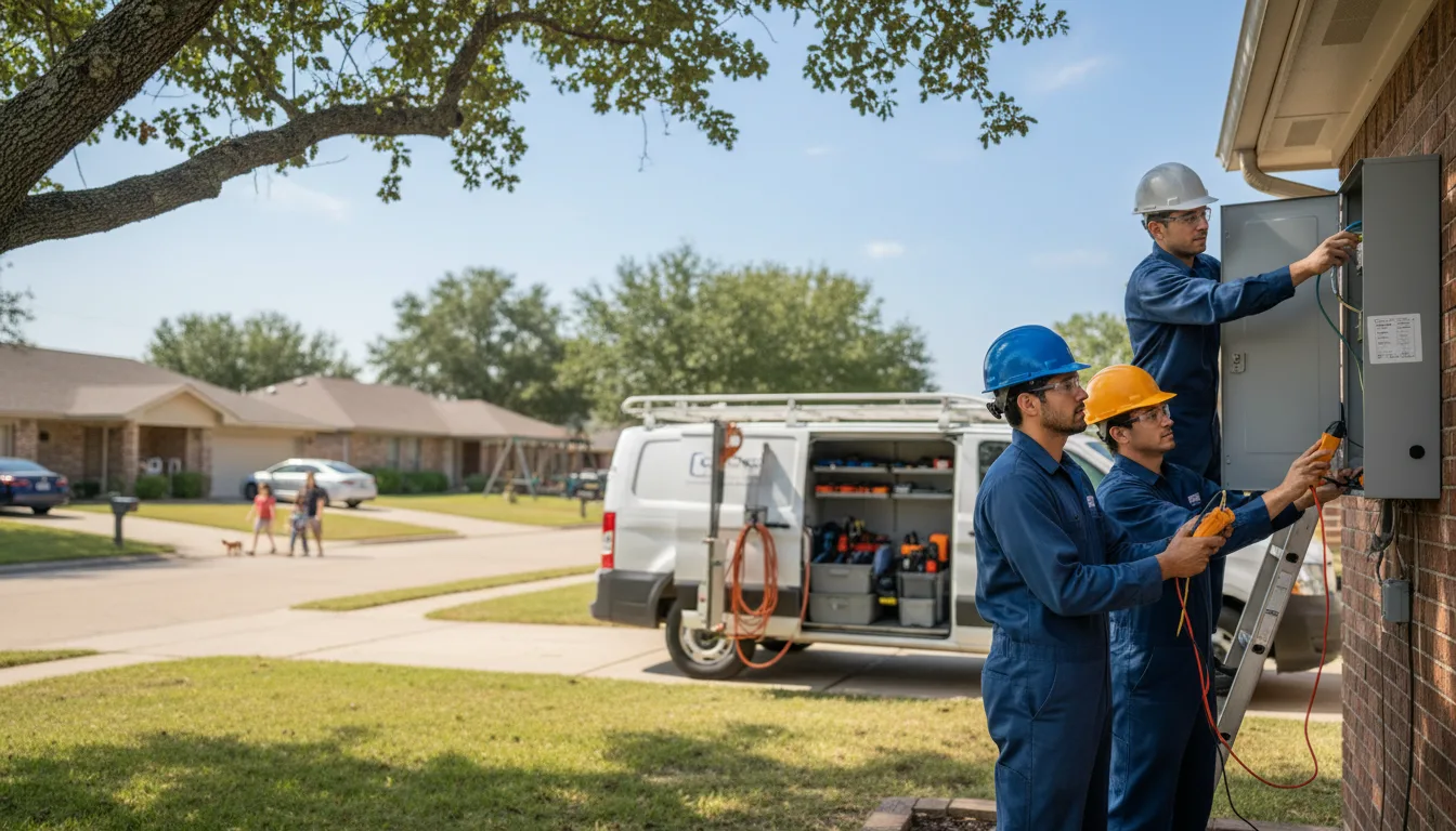 Certified electrician providing emergency electrical services in Prinsburg, MN